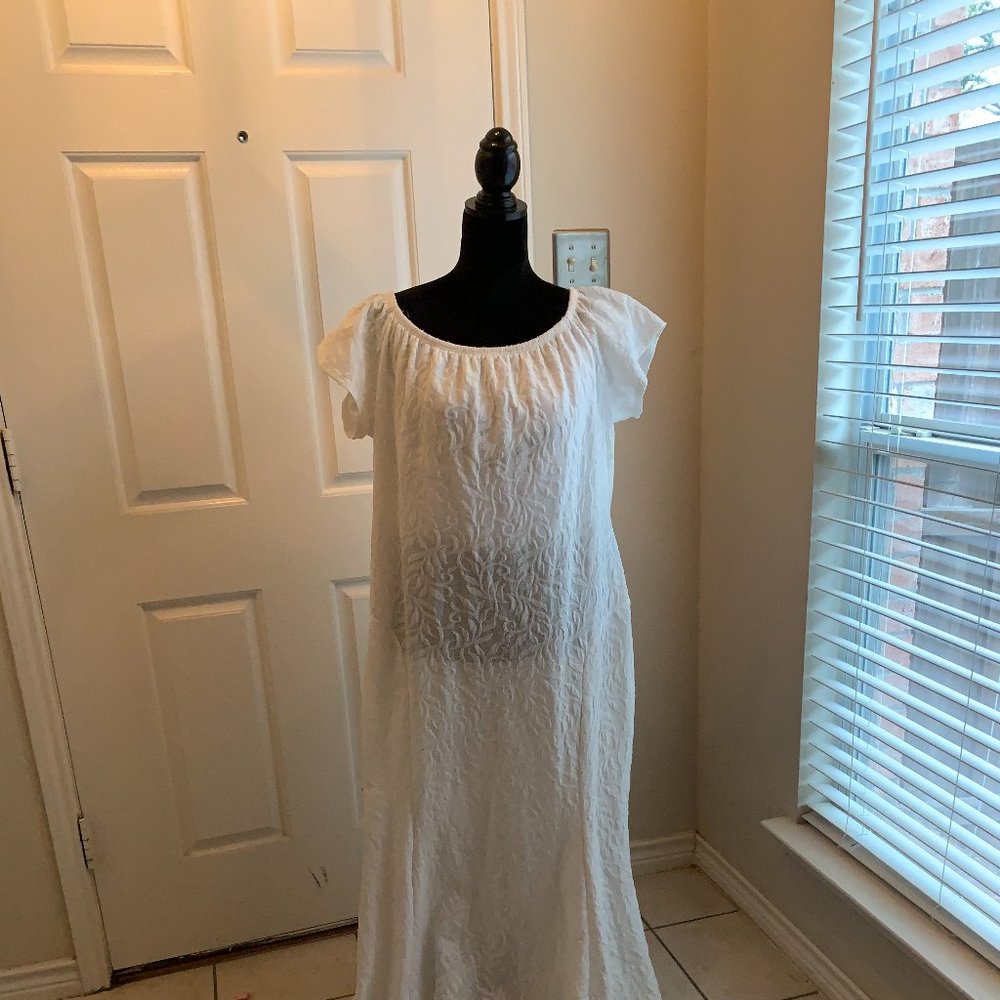 Ashley Stewart White Wedding Dress - Picture 1 of 10
